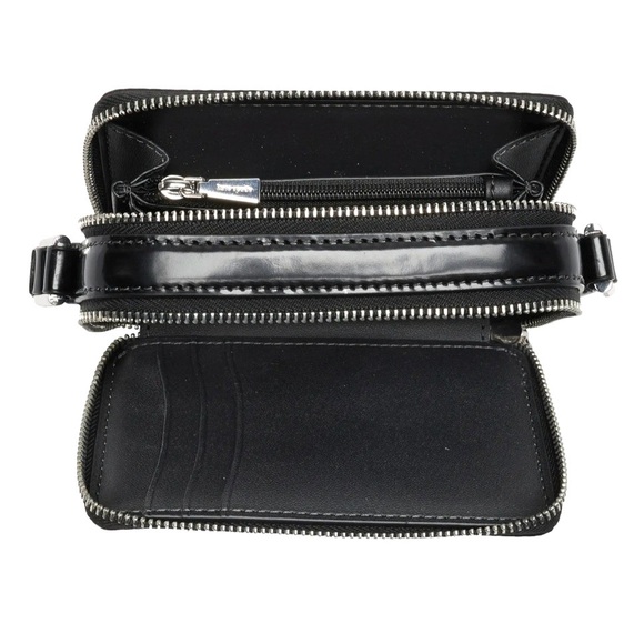EUC, LIKE NEW!! REDUCED:Kate Spade Leather Black Embellished Micro Crossbody! - Picture 8 of 9